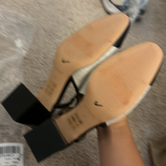 J Crew Layne cap toe heels in Spanish canvas BX885 - Picture 3 of 5